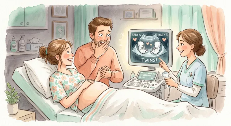 The sonographer's quiet pause &mdash; the moment everything changed